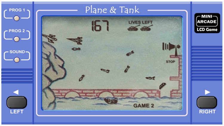 Plane and tank LCD Game