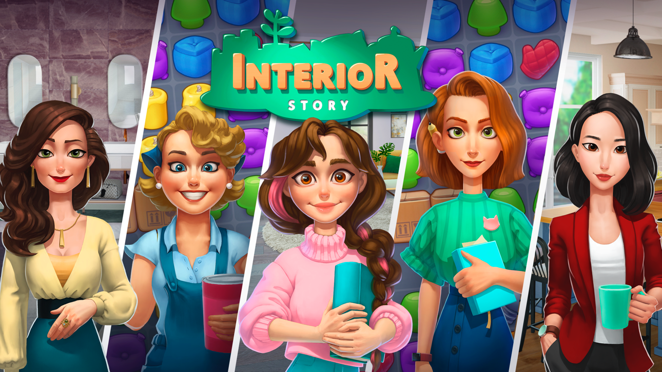 Interior Story: designing game Hack screenshot 1 - iOS game interface