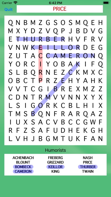 United States Word Search