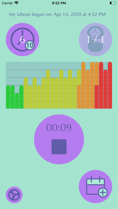 Contraction Time Tracker screenshot 3
