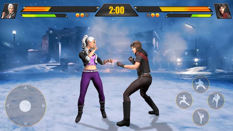 Girls Kungfu Street Fight