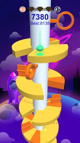 Game screenshot Hop Ball-Bounce On Stack Tower apk