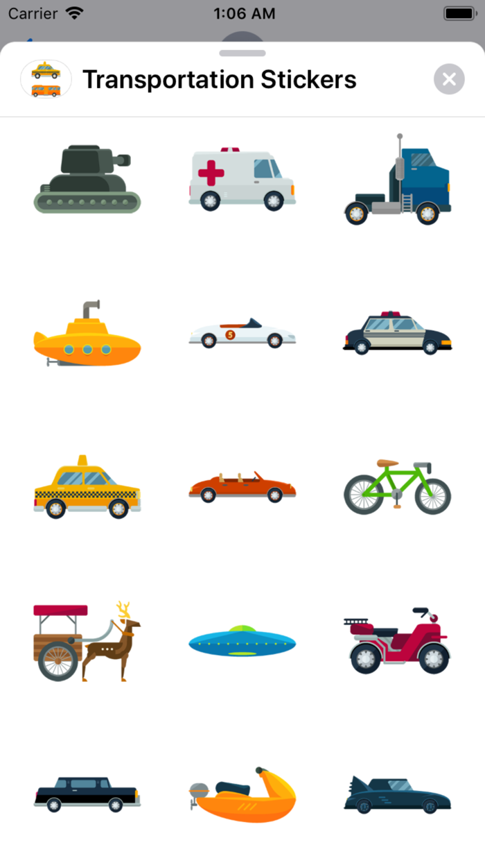 Transportation Stickers