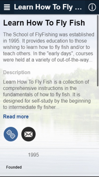 The Fly Fishing Encyclopedia on the App Store