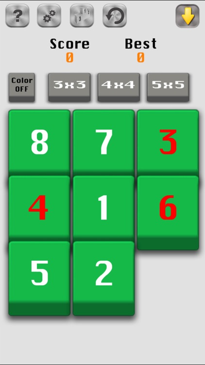 Number Slide-15 Fifteen puzzle