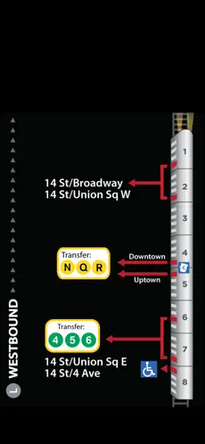 Captura de Pantalla 3 Exit Strategy NYC Subway Map iphone
