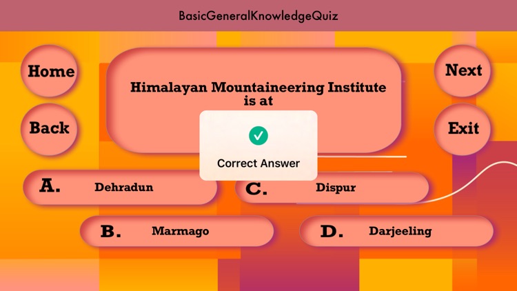 BasicGeneralKnowledgeQuiz screenshot-3