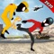 Stickman fight battle is a street mafia fight type game in which you have variety of martial arts to select and fight your opponent