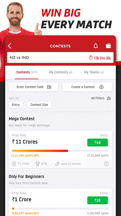 Dream11 Fantasy Sports screenshot-3