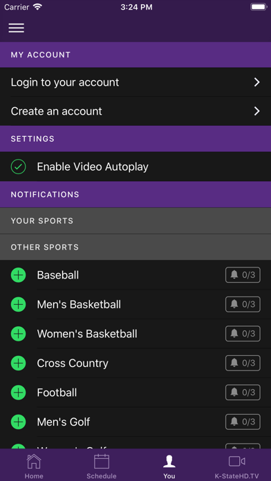 How to cancel & delete K-State Athletics from iphone & ipad 3