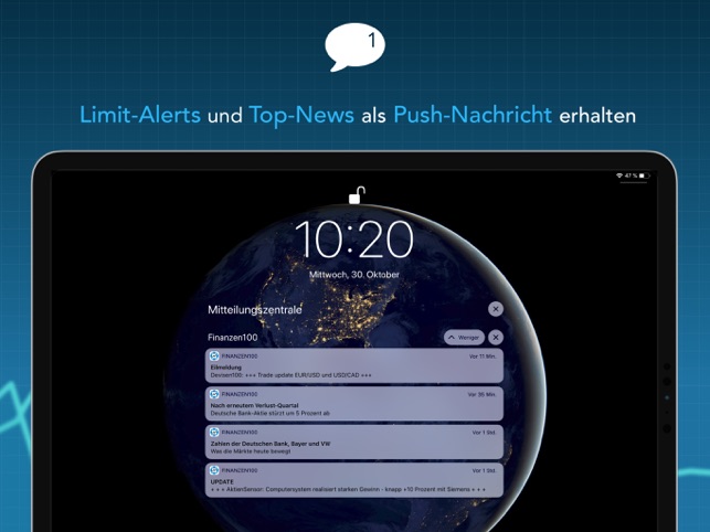 Finanzen100 Borse Aktien Im App Store