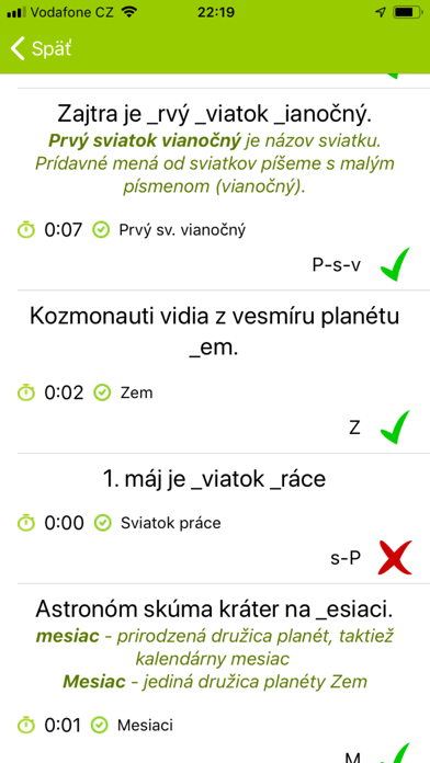 Slovenská gramatika screenshot 4