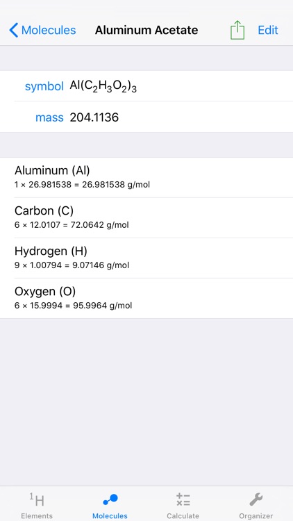 Merp: Molecular Weight screenshot-3