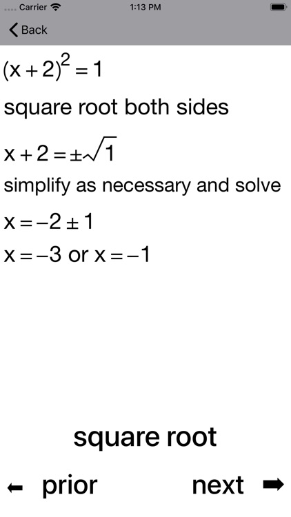Quadratic Equations screenshot-3