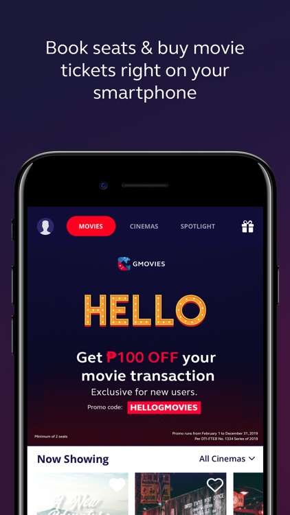 GMovies – Movie Ticketing App