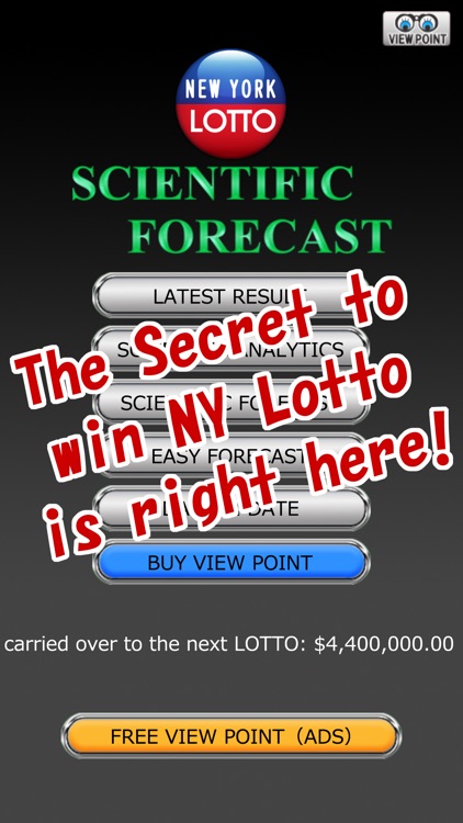 NY LOTTO SCIENTIFIC FORECAST