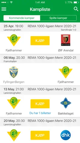Game screenshot Fjellhammer håndball apk