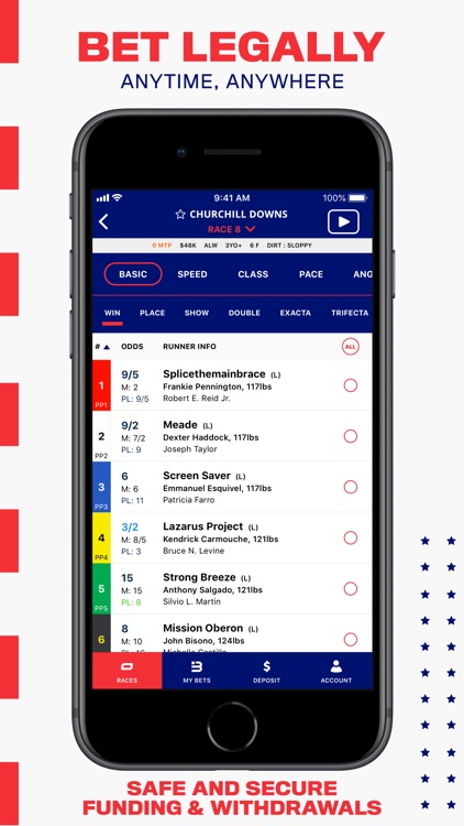 BetAmerica: Live Horse Racing