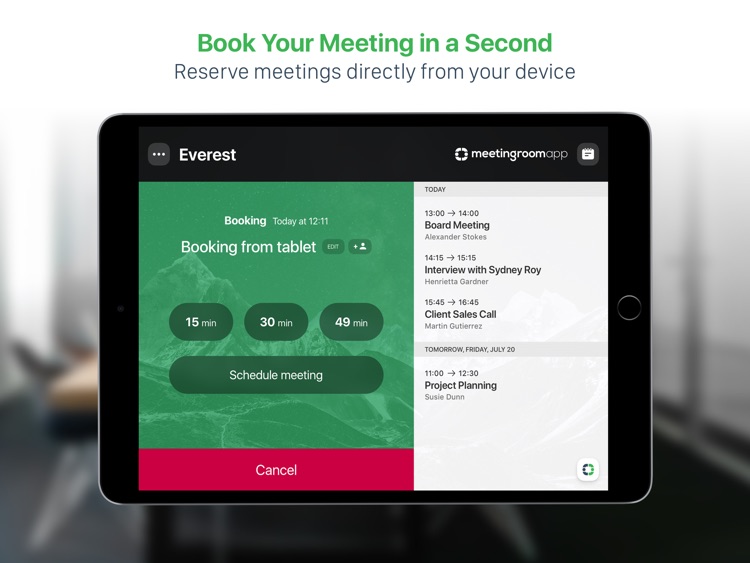 MeetingRoomApp Booking System