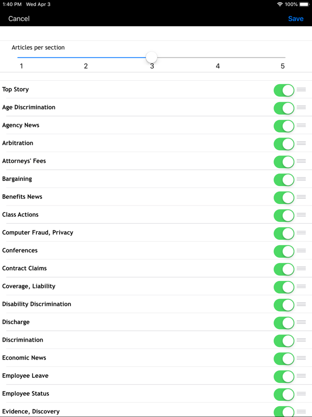 Employment Law Daily iPad(圖1)-速報App