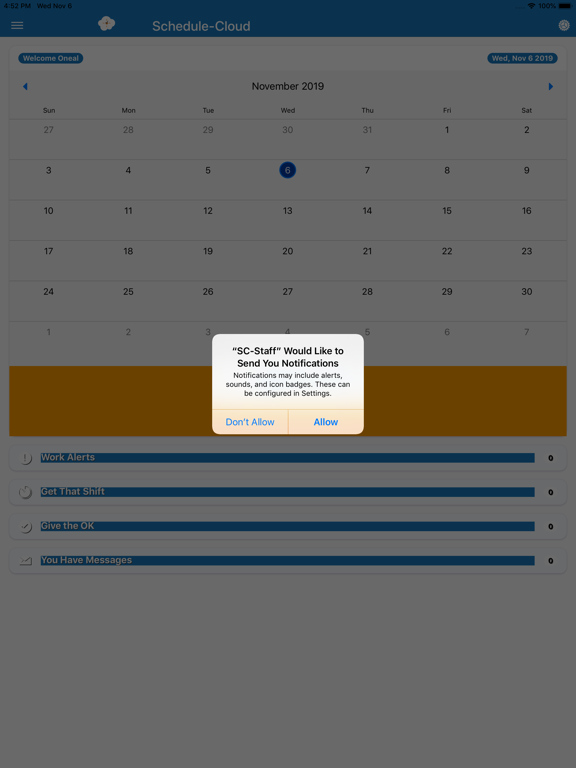Schedule-Cloud Staff screenshot 2