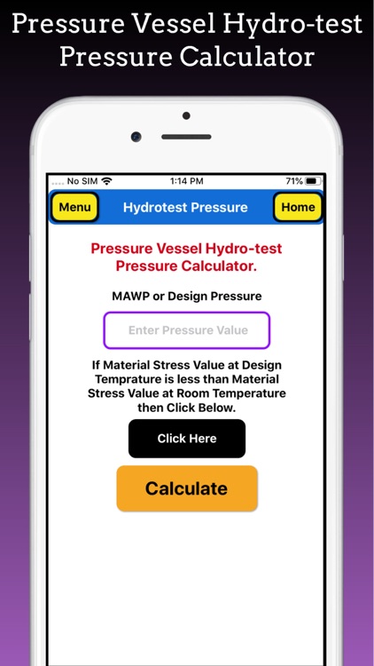 Hydro Test Pressure Pro