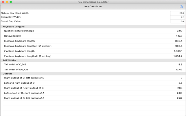 Keyboard Dimensions Calculator(圖1)-速報App