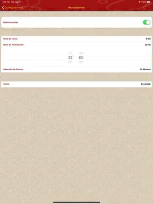 Screenshot 10 Recordatorio De Agua Potable iphone
