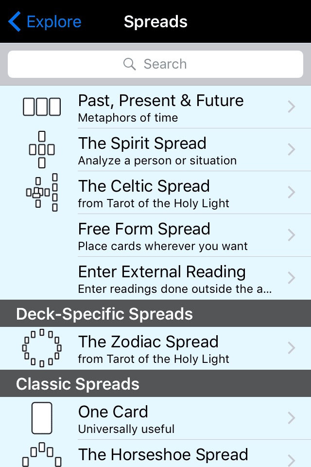 Holy Light Tarot screenshot 3