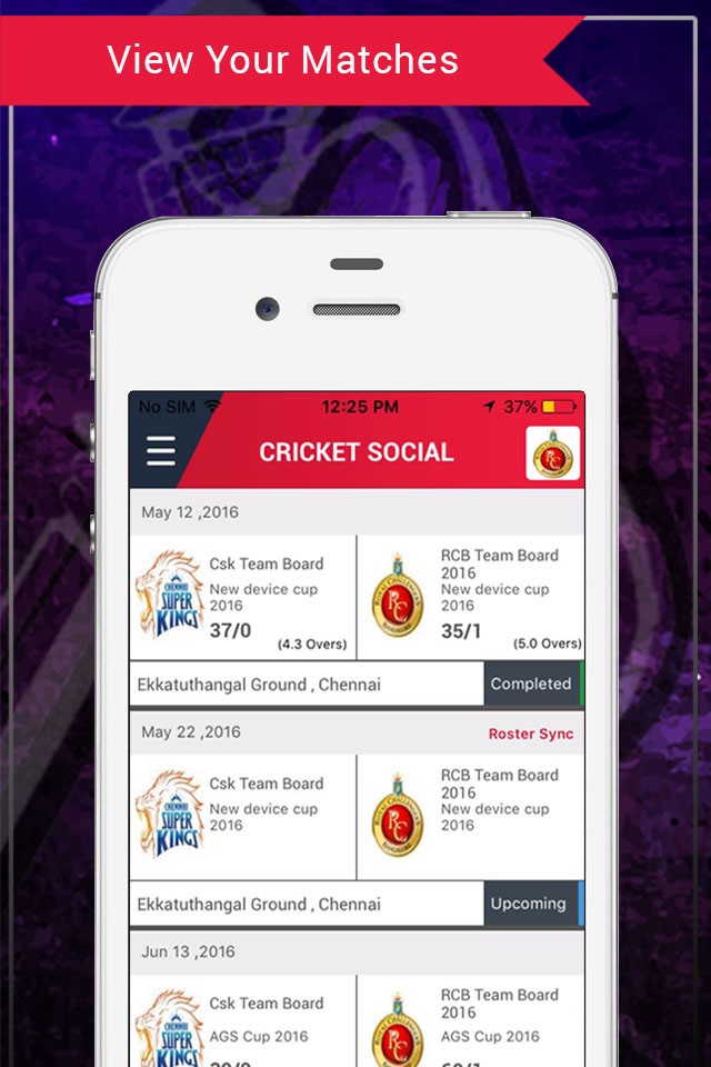CricketSocial Scoring screenshot 2