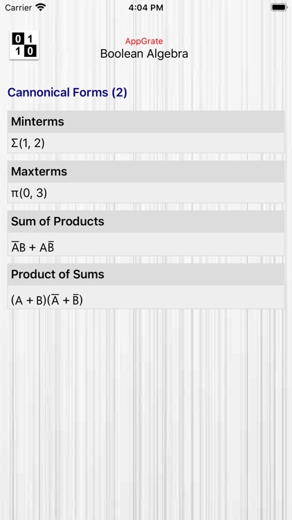 Boolean Algebra screenshot-8