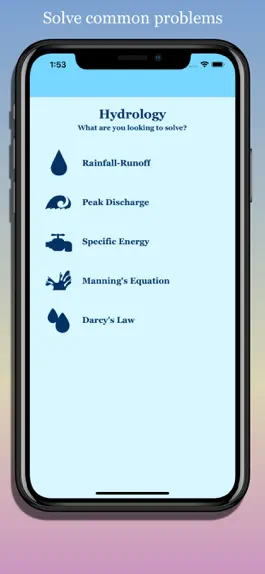Game screenshot Hydrology Calculator mod apk