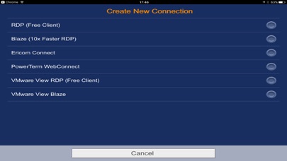 How to cancel & delete Ericom Connect Mobile Client from iphone & ipad 1