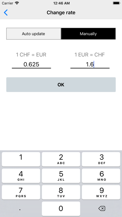 How to cancel & delete Swiss Franc CHF converter from iphone & ipad 4