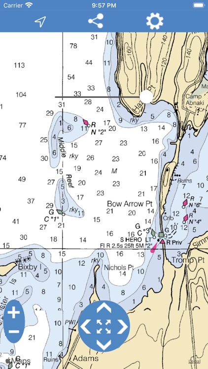 Lake Champlain - Boating Map