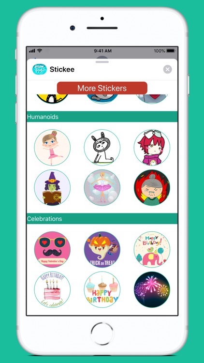 Stickee Stickers for iMessage screenshot-6