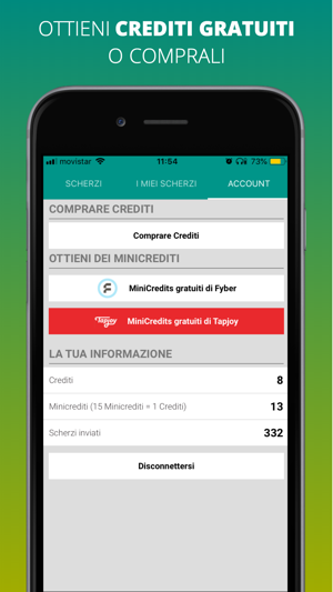 Dating app scherzo