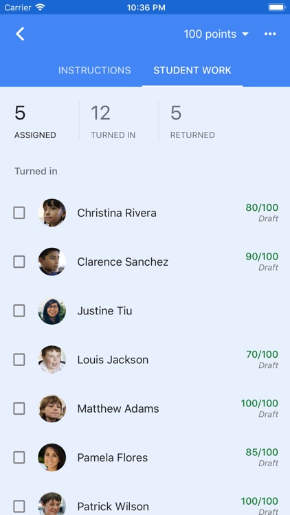 Google Classroom screenshot-3