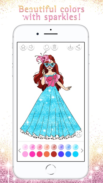 How to cancel & delete Princess Coloring Book Sparkle from iphone & ipad 2