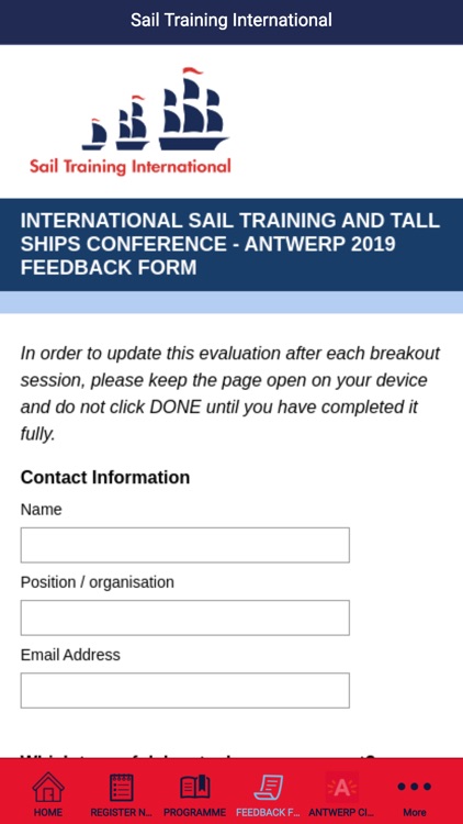 Sail Training Conference screenshot-3