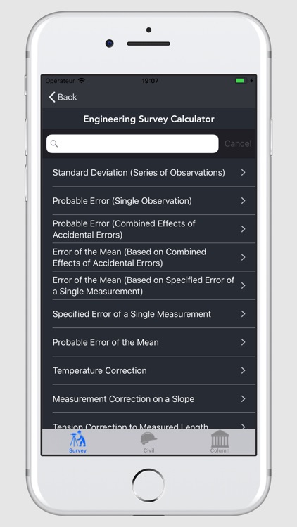 Engineering Survey Calculator