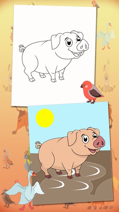 Animals Coloring Pages - Book screenshot 4