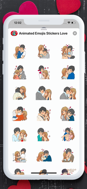 Animated Emojis Stickers Love(圖5)-速報App