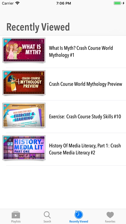 CrashCourse Video Series screenshot-3