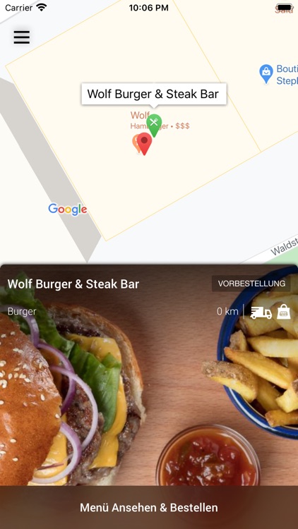 WOLF BURGER DELIVERY