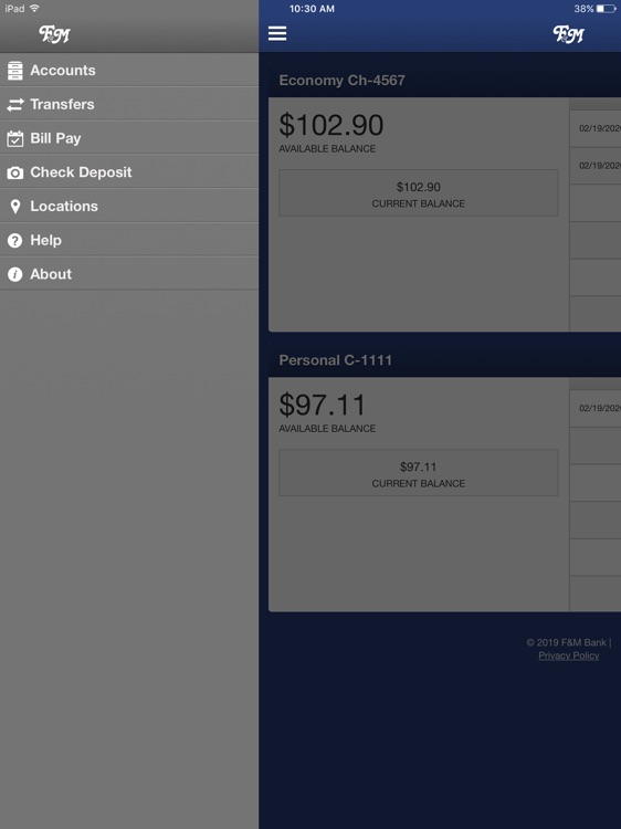 F&MBankNow for iPad