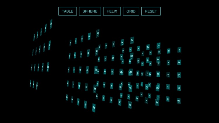 Cloud Periodic Table 3D screenshot-3