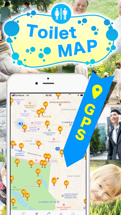Toilet information map