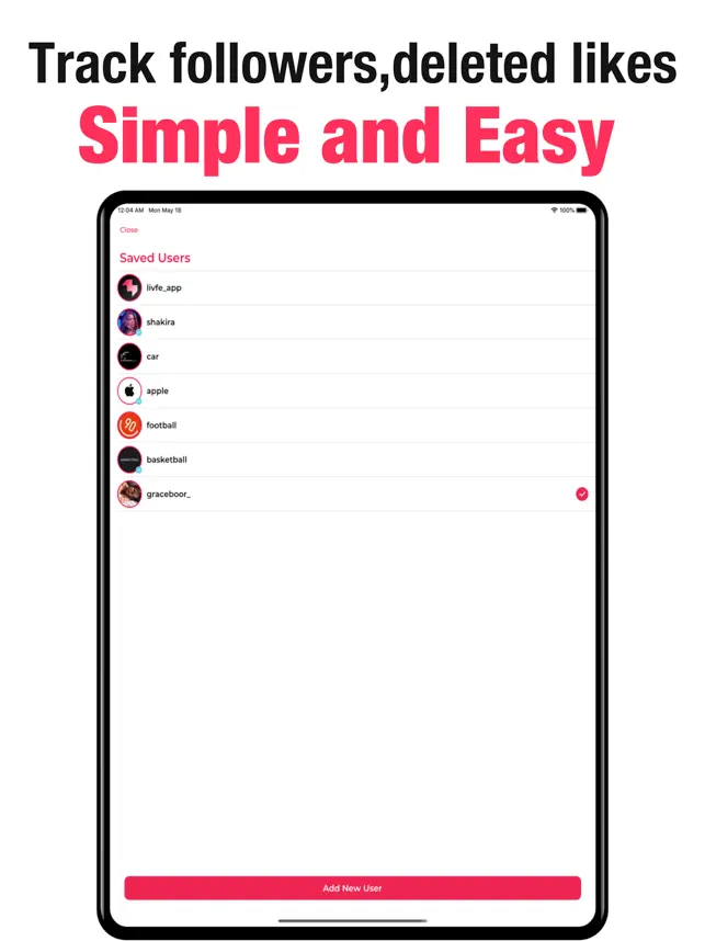 Captura de Pantalla 5 TikInsights - Followers Track iphone
