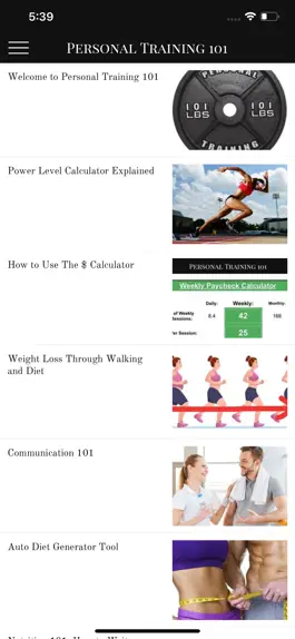 Game screenshot Personal Training 101 hack